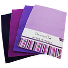 Purple A4 Felt Sheets - 8 Sheets image number 1