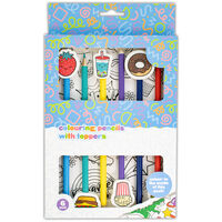 Jotz! Colouring Pencils and Toppers: Pack of 6