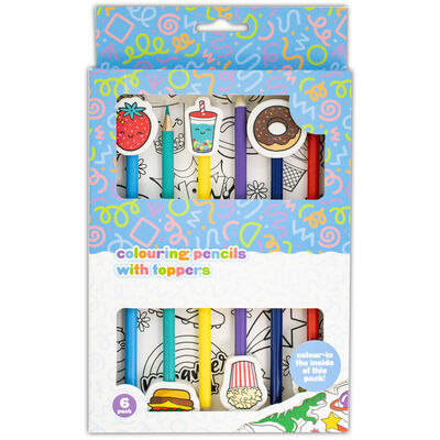 Jotz! Colouring Pencils and Toppers: Pack of 6 image number 1