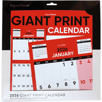 Giant Print 2026 Commercial Calendar
