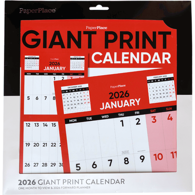 Giant Print 2026 Commercial Calendar image number 1