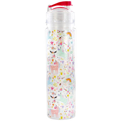 Unicorn Plastic 500ml Drinks Bottle image number 1
