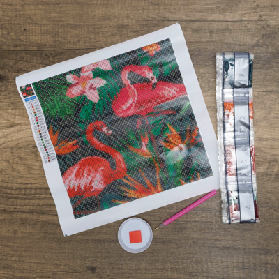 Diamond Painting: Flamingo image number 2