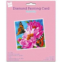 Diamond Painting Card: Butterfly