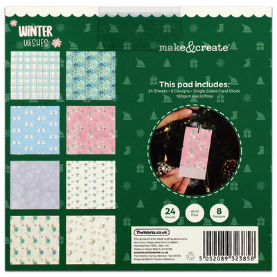Winter Wishes Paper Pad: 6 x 6 Inches image number 2
