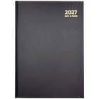 Black A4 Day a Page Diary 2027 image number 1