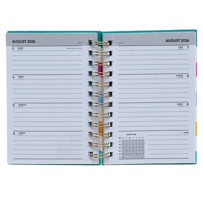 2026 Striped Week to View Wiro Pocket Diary image number 2