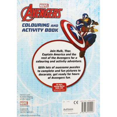 Marvel Avengers Colouring and Activity Book image number 2