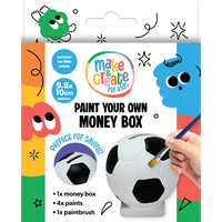 Paint Your Own Money Box: Football