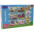 Peppa Pig 10-in-1 Jigsaw Puzzle Set image number 1