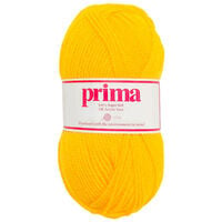 Prima DK Acrylic Wool: Sun Yellow Yarn 100g