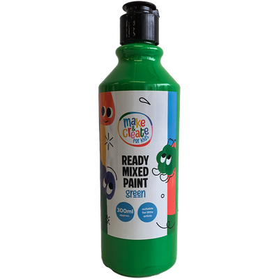 Ready Mixed Green Paint: 300ml image number 1