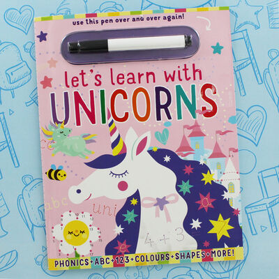 Let's Learn with Unicorns: Wipe Clean Activity Book image number 3