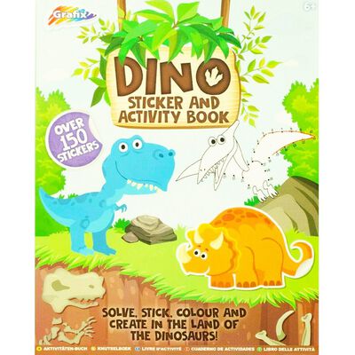 Grafix Dinosaur Activity & Sticker Book image number 1