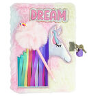 Dream Pop Unicorn Fluffy A5 Secret Diary Set image number 2