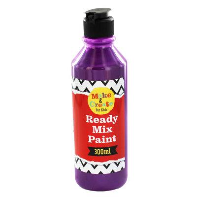Purple Readymix Paint - 300ml image number 1