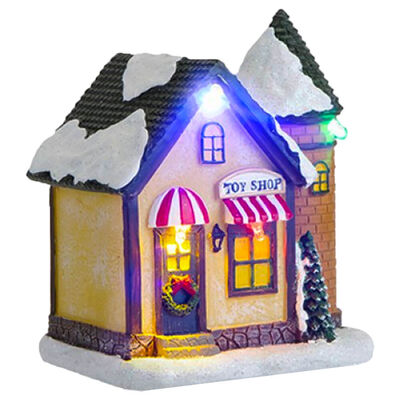 Resin Light-Up Toy Shop Figurine image number 1