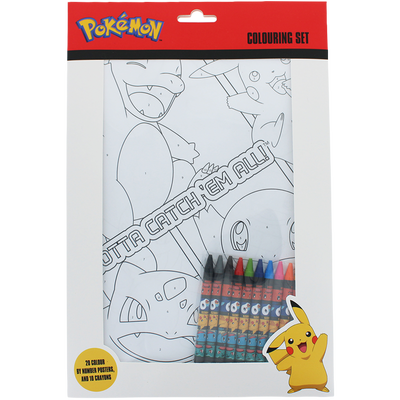 Pok&eacute;mon Colour by Numbers Set image number 1