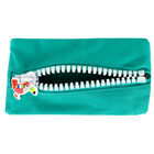 Green Canvas Oversized Zip Pencil Case image number 3