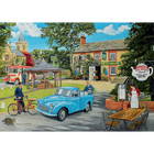 The Village Tea Rooms by Trevor Mitchell 500 Piece Jigsaw Puzzle image number 2