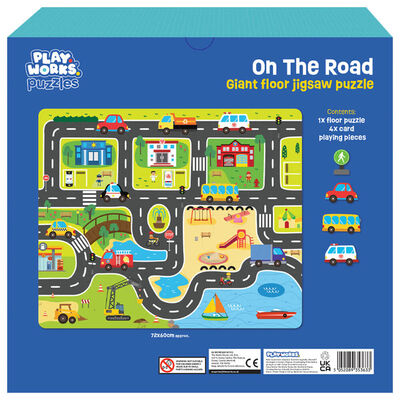 PlayWorks On the Road Giant Floor Jigsaw Puzzle image number 2