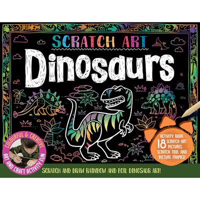 Scratch Art Dinosaurs image number 1