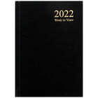 A6 Black 2022 Week to View Diary image number 1