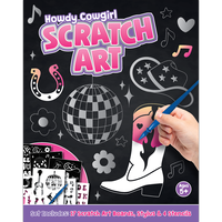 Scratch Art Book: Howdy Cowgirl