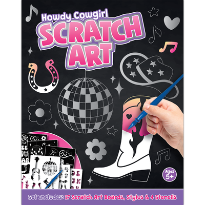 Scratch Art Book: Howdy Cowgirl image number 1