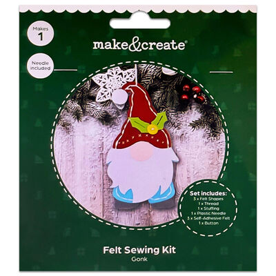 Christmas Felt Sewing Kit: Gonk image number 1