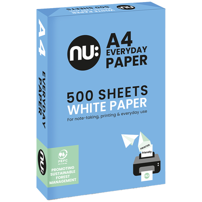 NU: Everyday A4 Copier Paper: 500 Sheets image number 1