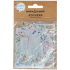 Holographic Window Craft Stickers: Pack of 12 image number 1