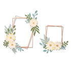 Geo Floral Frame Metal Cutting Die Set image number 2