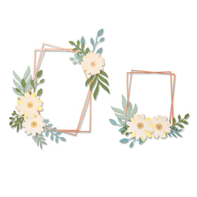 Geo Floral Frame Metal Cutting Die Set image number 2