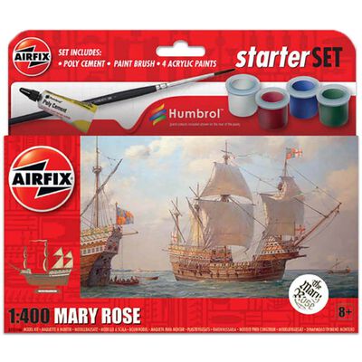 Airfix Mary Rose 1:400 Scale Model Starter Set image number 1