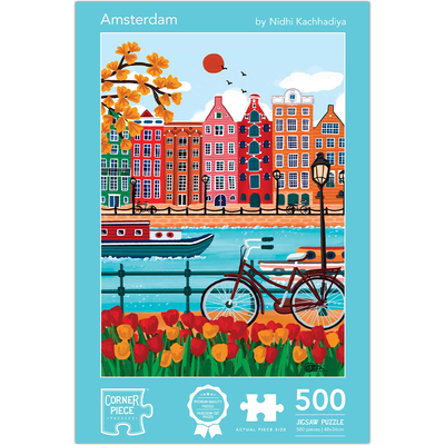 Amsterdam 500 Piece Jigsaw Puzzle image number 1