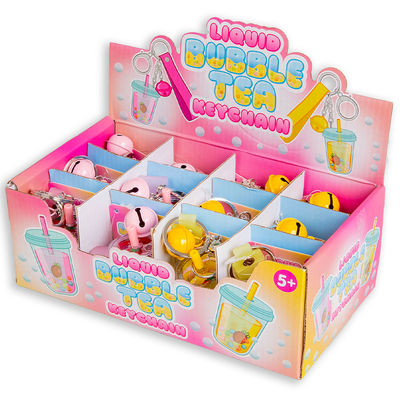 Liquid Bubble Tea Keychain: Assorted image number 4