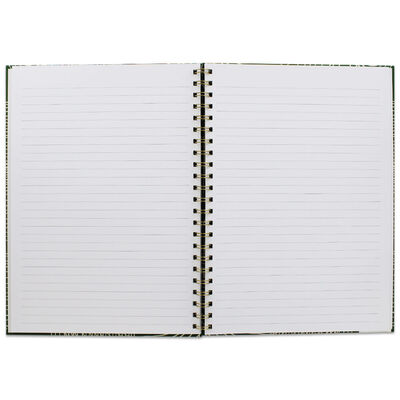 A4 Wiro Green Swirls Notebook image number 2