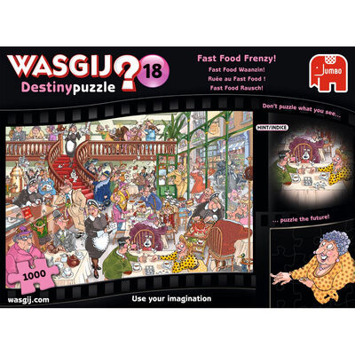 Wasgij Destiny 18 Fast Food Frenzy 1000 Piece Jigsaw Puzzle image number 3