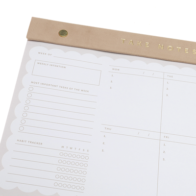 Geometry Planner and Note Set with Suede Edge image number 3
