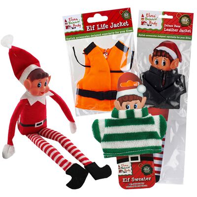 Christmas Elf Jacket Accessories Bundle image number 1
