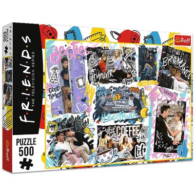 Friends Collage 500 Piece Jigsaw Puzzle image number 1