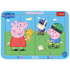 Peppa Pig 2 in 1 Baby Frame Jigsaw Puzzle image number 1