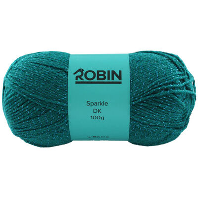 Robin Sparkle DK: Emerald Yarn 100g image number 1