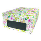 White Butterfly Under Bed Collapsible Storage Box image number 1