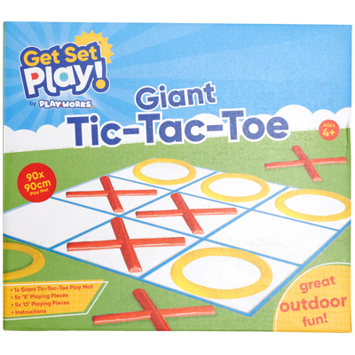 PlayWorks Get Set Play! Giant Noughts and Crosses Set image number 1