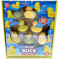 Mega Duck Squishy Set: Pack of 10