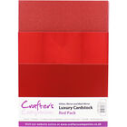 Crafter's Companion A4 Luxury Red Cardstock: 30 Sheets image number 1