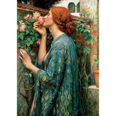 The Soul of The Rose by John W. Waterhouse 500 Piece Jigsaw Puzzle image number 2