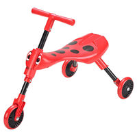 Mookie Red and Black ScuttleBug Beetle